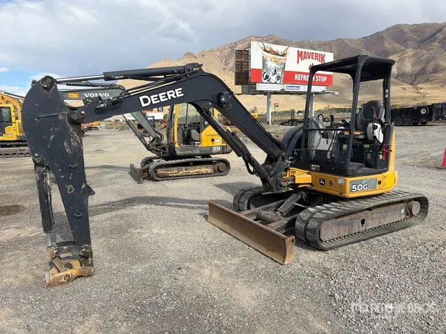 2016 John Deere 50G Mini Excavator