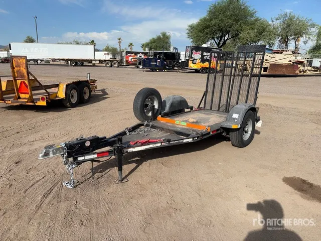 2019 Snake River 10 ft S/A Equipment Trailer