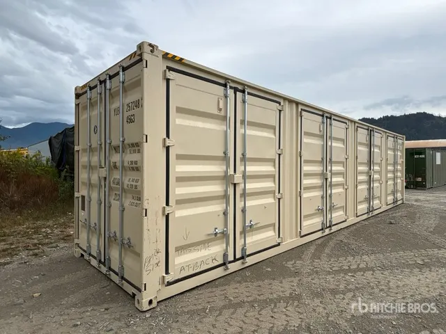 2026 40 ft High Cube Multi-Door Storage Container