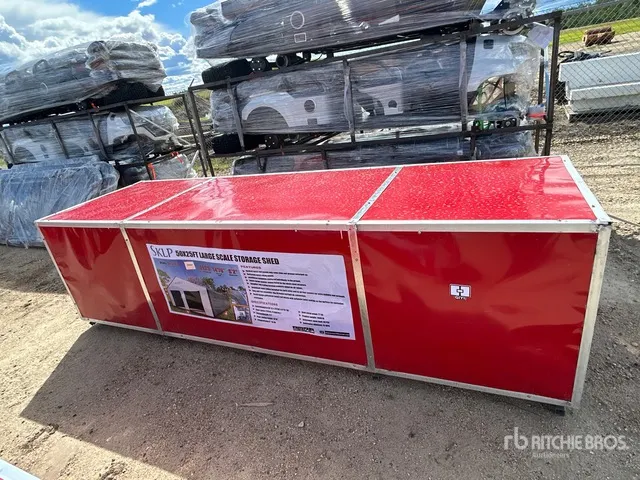 2026 SKLP SK-S5025 50 ft x 25 ft Double Garage Metal Shed (Unused)