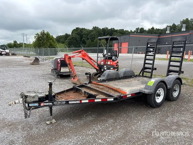 2019 MMDI 510RCMPH 10 ft T/A Equipment Trailer