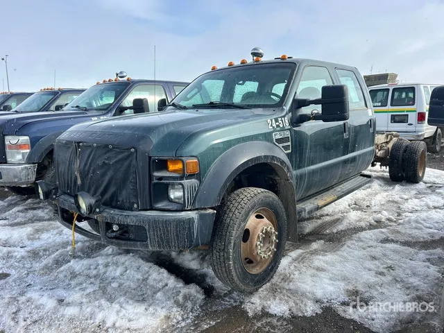 2008 Ford F-550 XL 4x4 Crew Cab Cab and Chassis (Inoperable)