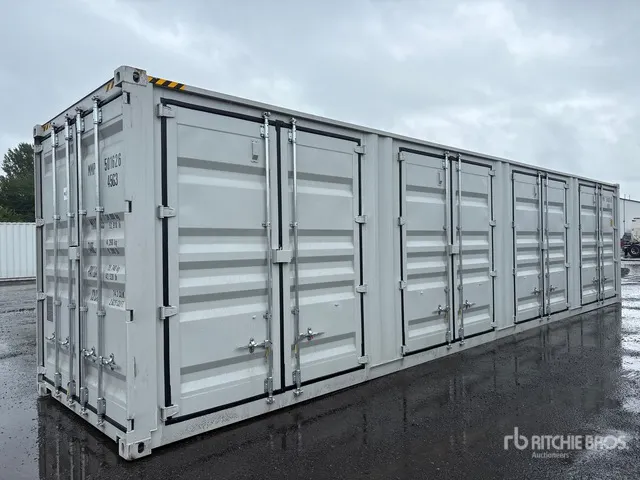 2026 40 ft High Cube Multi-Door Storage Container