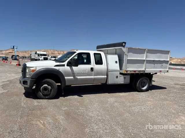 2015 Ford F-450 XL 4x2 Extended Cab Flatbed Dump Truck
