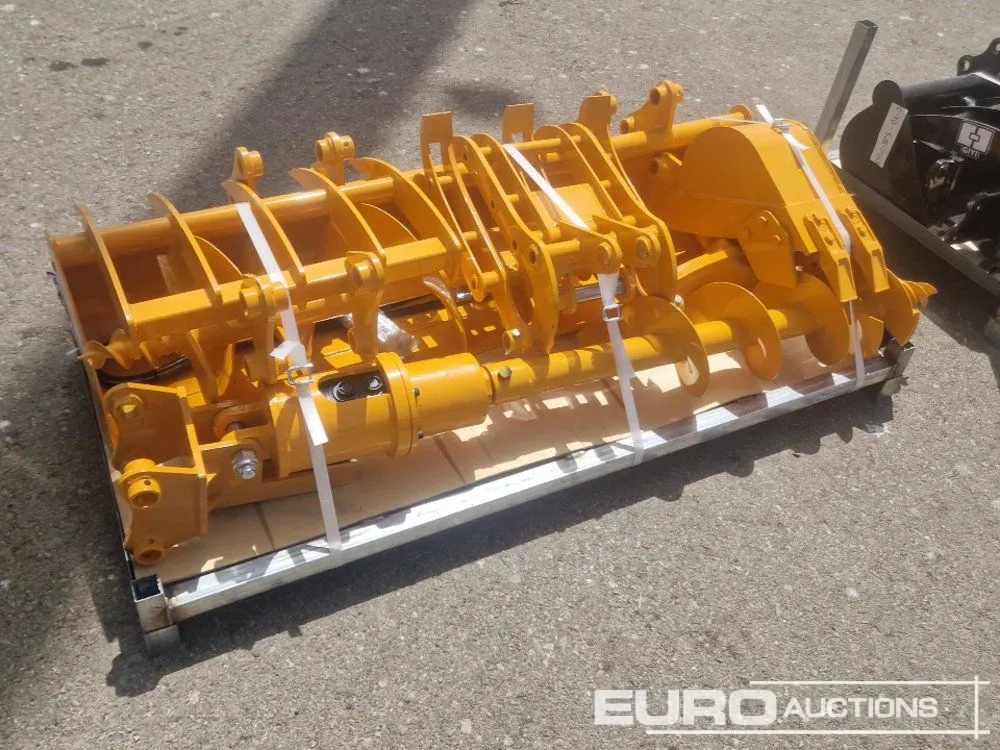 Unused 2026 Captok Qty (7) Rake, Ripper, Graber, 12" Auger, 16" Auger, 8" Narrow Bucket, 32" Bucket to suit Cat301 Excavator
