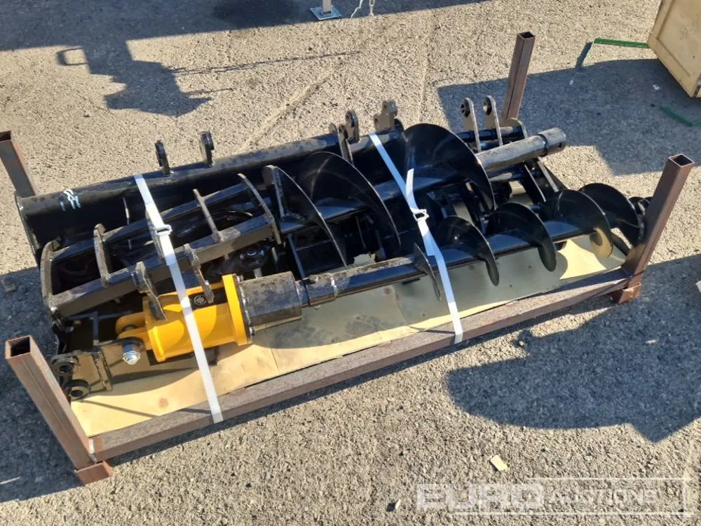 Unused 2026 Captok Qty (7) Rake, Ripper, Graber, 12" Auger, 16" Auger, 8" Narrow Bucket, 32" Bucket to suit Excavator