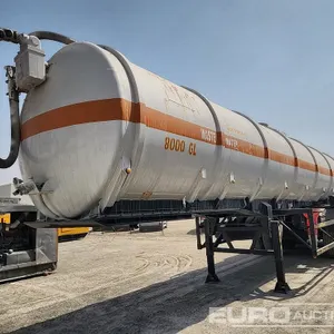 2012 Transworld 3S, Tri Axle, Waste Water Tanker Trailer, 8000 Gallon 