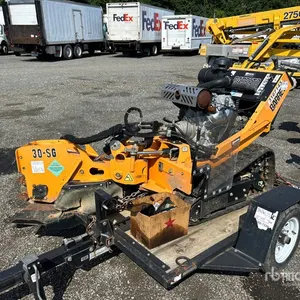 2021 Barreto E30SGB Tracked Stump Grinder (Inoperable) w/ Barreto Trailer