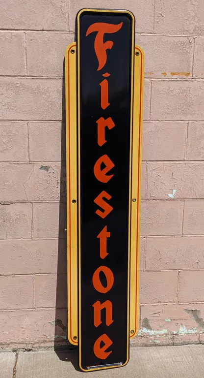 NOS TIN SIGN FIRESTONE TIRES