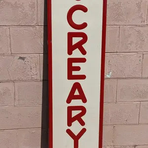 EMBOSSED TIN SIGN MCCREARY TIRES SINCE 1915