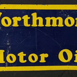 TIN SIGN WORTHMORE MOTOR OIL