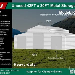 2026 KJ K4230W Metal Storage Shed (Unused)