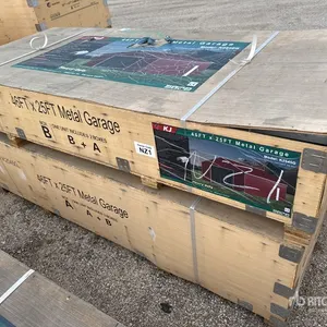 2026 KJ K2545G 25 ft x 46 ft Metal Garage Storage Building (Unused)