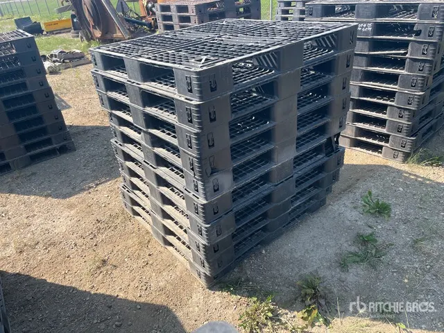 Quantity of (10) Plastic Pallets