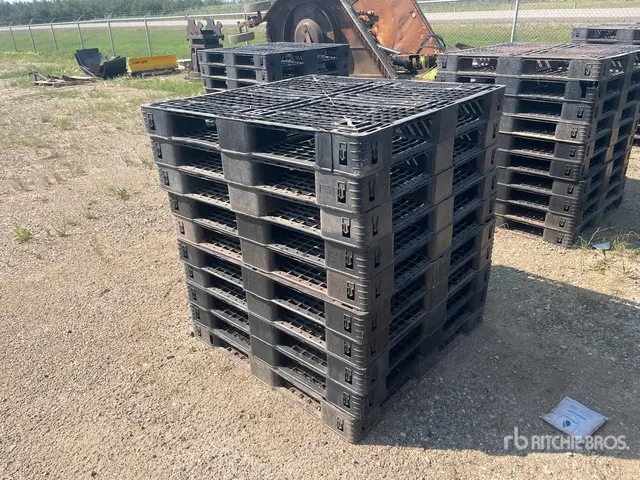Quantity of (10) Plastic Pallets
