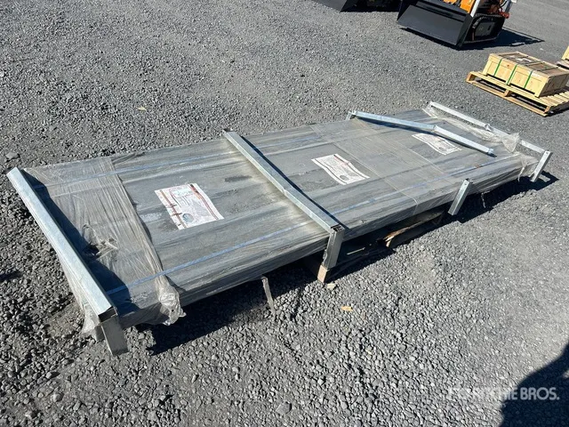 Quantity of (100) 2026 ZVOX S3048A 3ft x 10ft Corrugated Steel Panels (Unused)