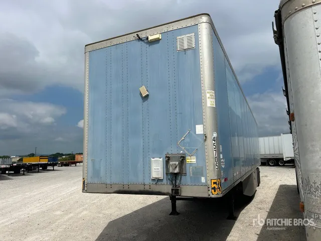 2010 Wabash DVCVHPC 53 ft x 102 in T/A Van Trailer