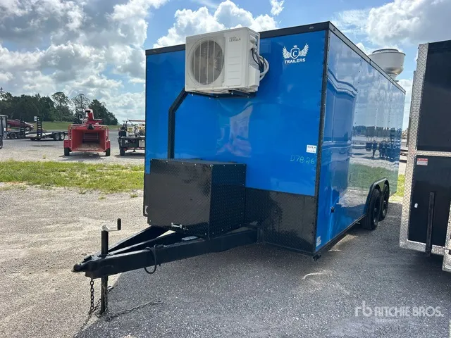 2025 C Trailers 8.5x18TA 18 ft T/A Food Concession Trailer