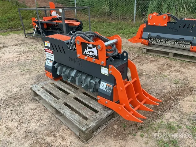 2026 Handy HEM32 35 in Excavator Mulcher - Fits Cat 306/307 (Unused)