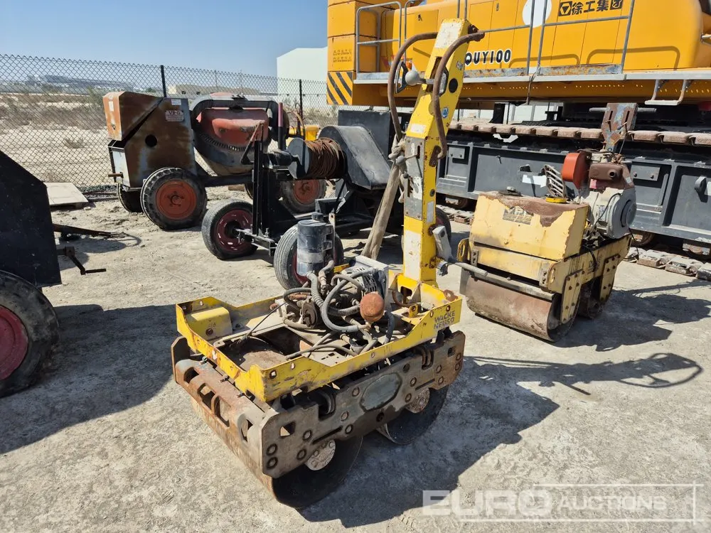 Wacker Neuson Double Drum Walk Behind Roller (Without Engine) (GCC DUTIES NOT PAID)