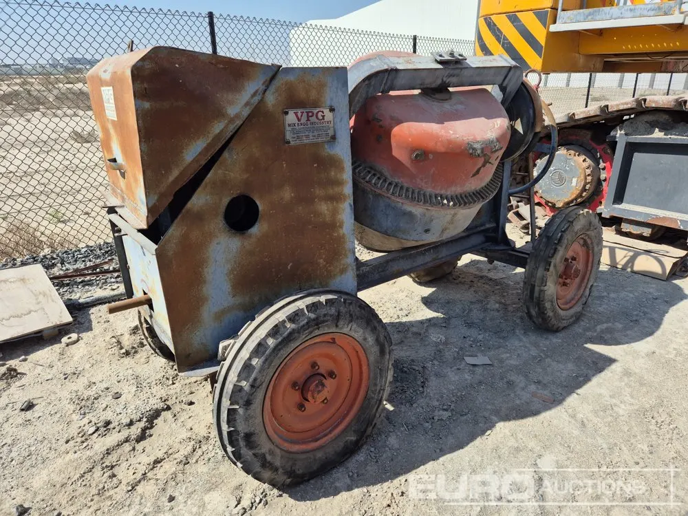 VPG Portable Diesel Concrete Mixer (GCC DUTIES NOT PAID)