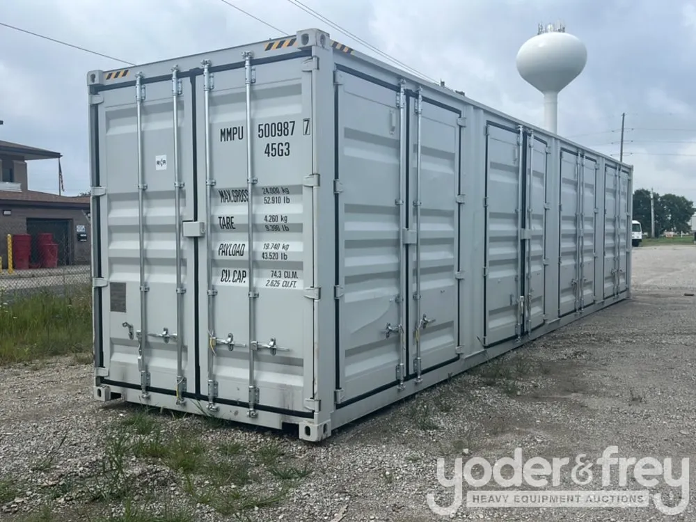 2026 40' HC Multi Door Container, 4 Doors