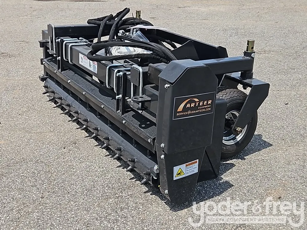 Unused Arteer 72" Power Rake( SSPR-72W) to suit Skidsteer