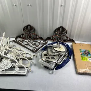 Cast Iron Decor and Clothes Line