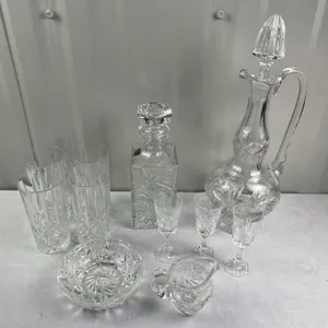Crystal Decanter and Glasses