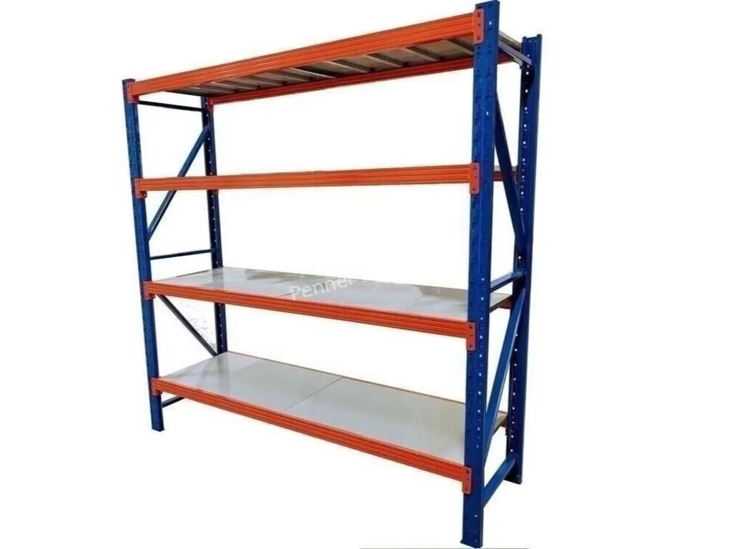 Unused 78" Metal Storage Shelving Unit