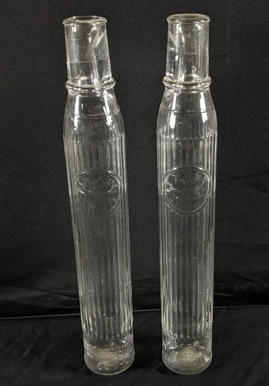2 QUART OIL BOTTLES PURE OIL CO TIOLENE