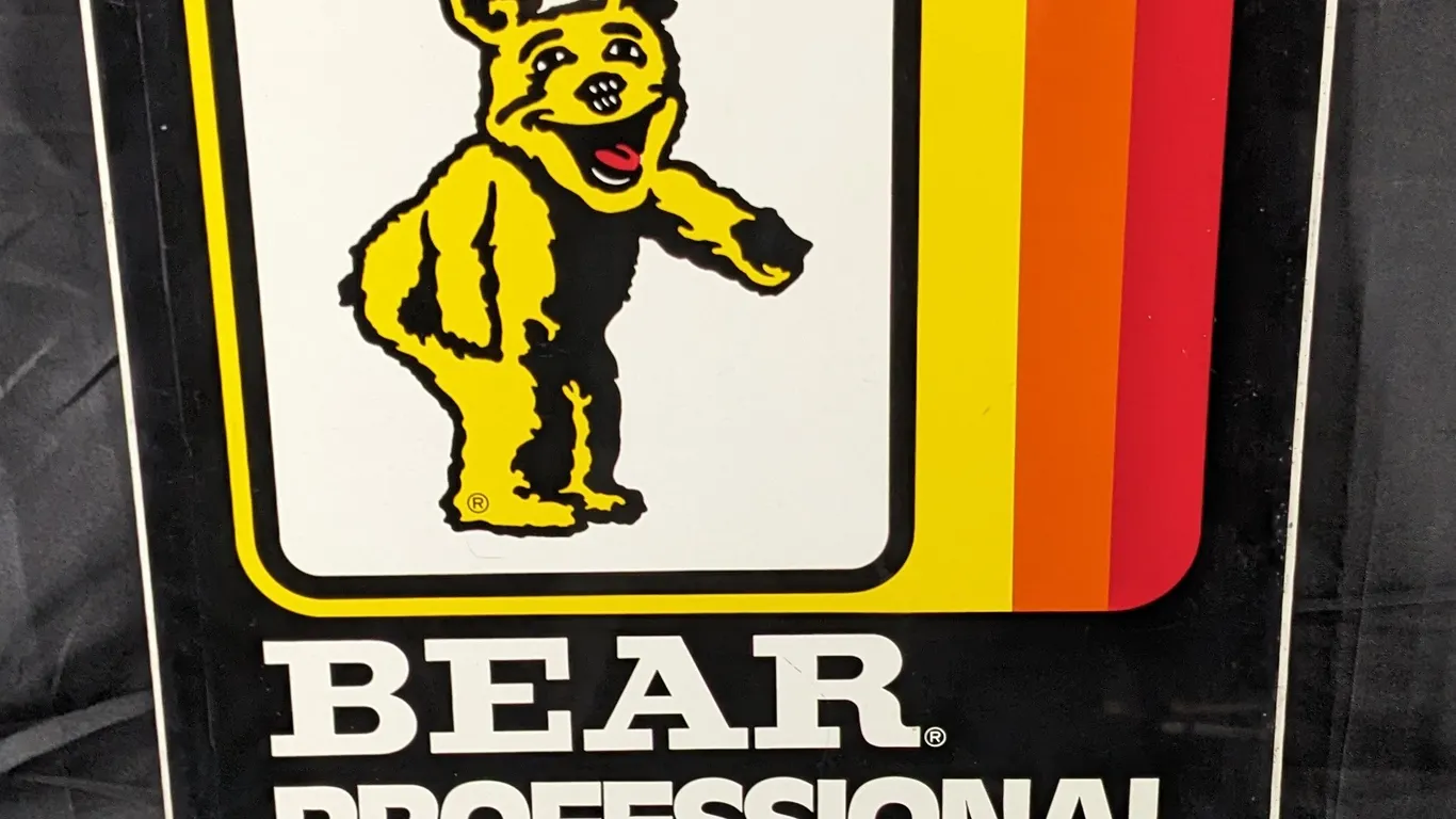 BEAR PROFESSIONAL CAR CARE SIGN (2 SIDED)