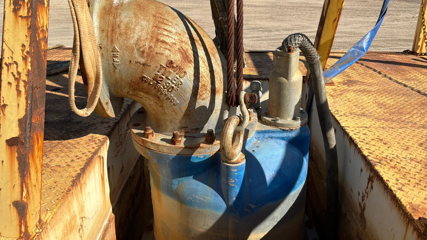 GORMAN RUPP S12A1-E140 12 IN. ELECTRIC SUBMERSIBLE DEWATERING BARGE MOUNTED PUMP