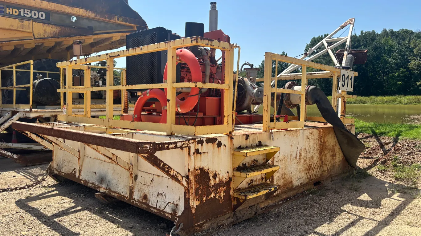 2014 CORNELL 6NHTB-RP-EM18DB-1 6 IN. DEWATERING BARGE MOUNTED PUMP SN: 224055