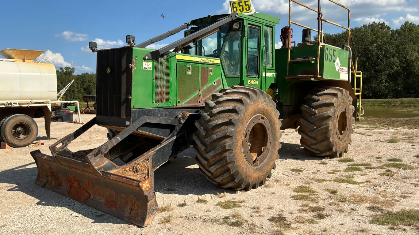 JOHN DEERE 648H SKIDDER SN: 665010