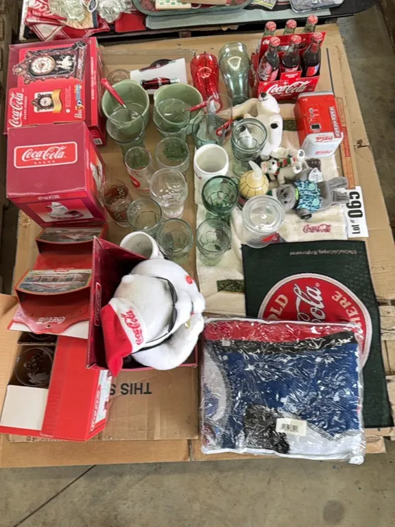 Coca-Cola Collectible Lot; Mugs, Bottles, Bear