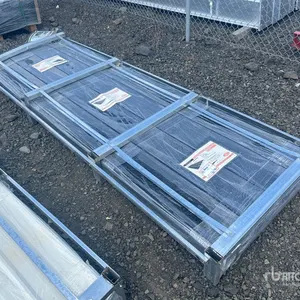 Quantity of (100) 2026 STARVOX S3048F 10 ft long by 3 ft 1 1/2 in wide Galvalume Corrugated Steel Panels (Black) (Unused)