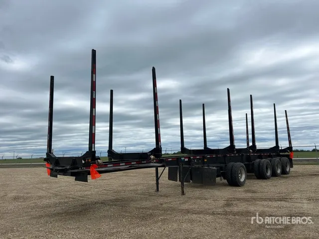 2020 Cross Country 50 ft Quad/A Hayrack Log Trailer