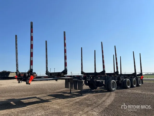 2018 Cross Country 48 ft Quad/A Hayrack Log Trailer
