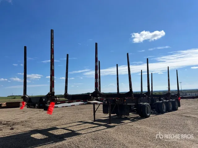 2017 Cross Country 50 ft Quad/A Hayrack Log Trailer