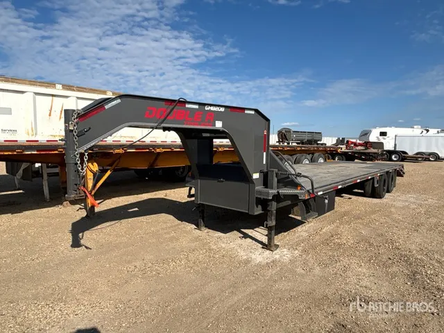 2024 Double A 30 ft T/A Gooseneck Equipment Trailer