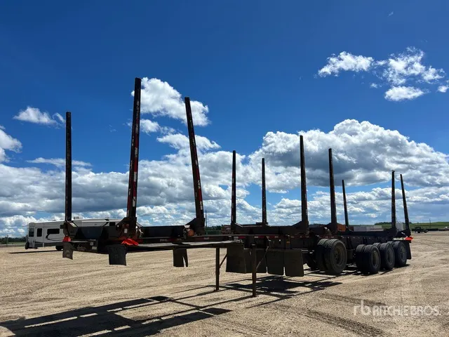 2018 Cross Country 50 ft Quad/A Hayrack Log Trailer