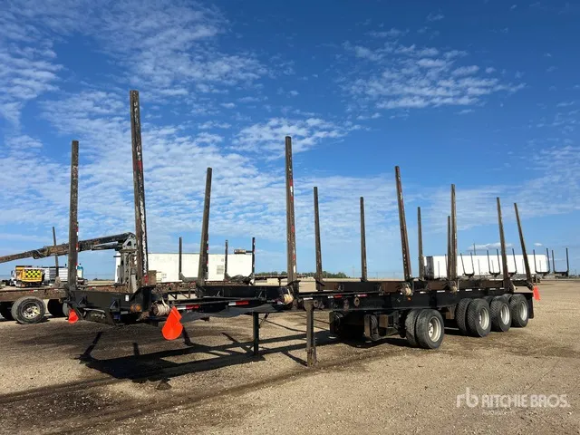 2015 Peerless 48 ft Quad/A Hayrack Log Trailer