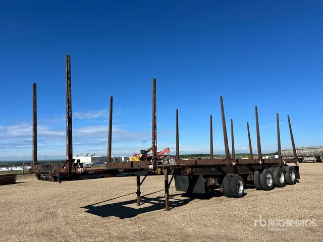 2015 Peerless 48 ft Quad/A Hayrack Log Trailer