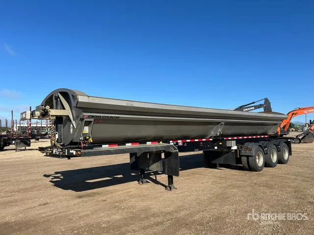2019 Cross Country 40 ft Tri/A Side Dump Trailer