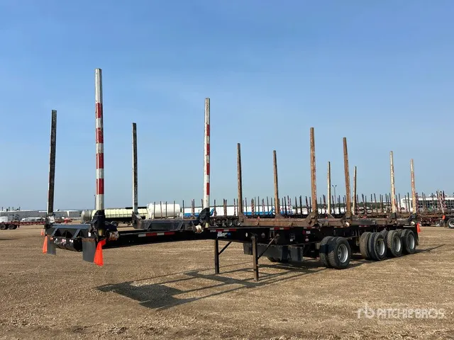 2021 Peak 5LF3X3T 50 ft Quad/A Hayrack Log Trailer