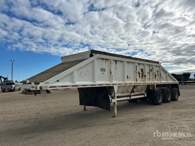 2008 Decap 40 ft Tri/A Belly Dump Trailer