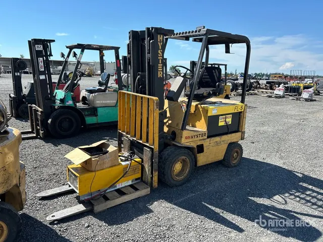 1986 Hyster H50 5200 lb Electric Forklift