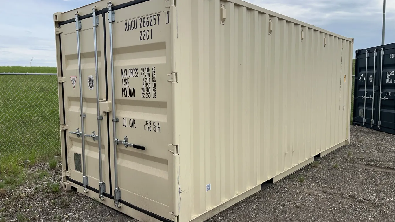 20' 2 Door Single Use Sea Container