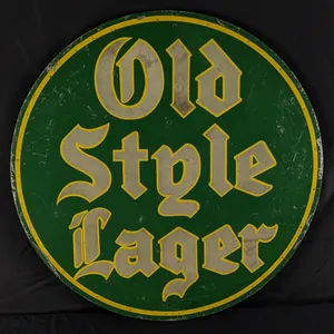 HEILEMANS OLD STYLE LAGER BEER SIGN LA CROSSE WISCONSIN